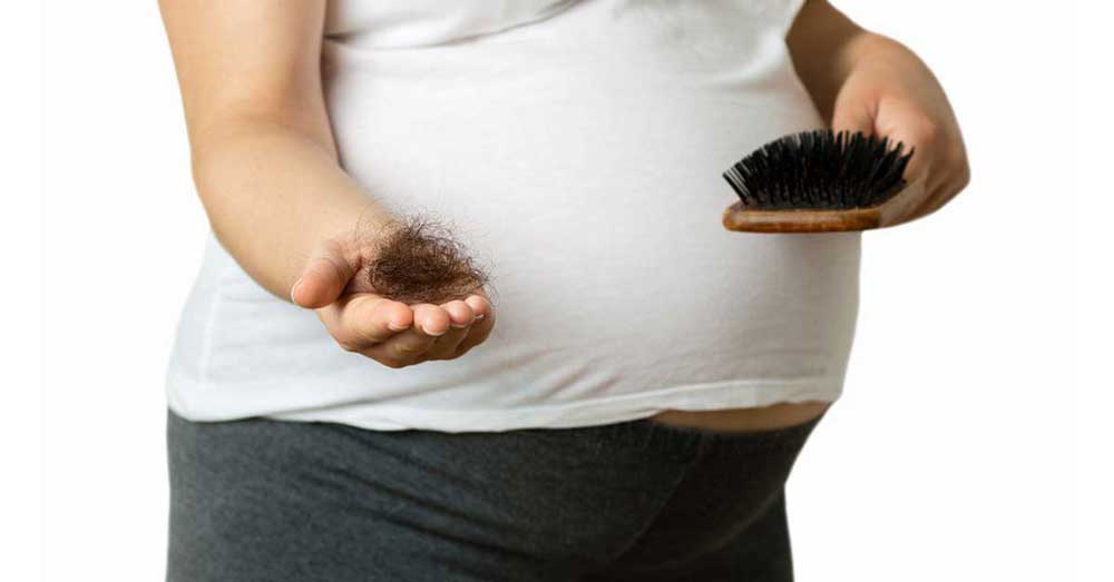 علل ریزش مو در بارداری