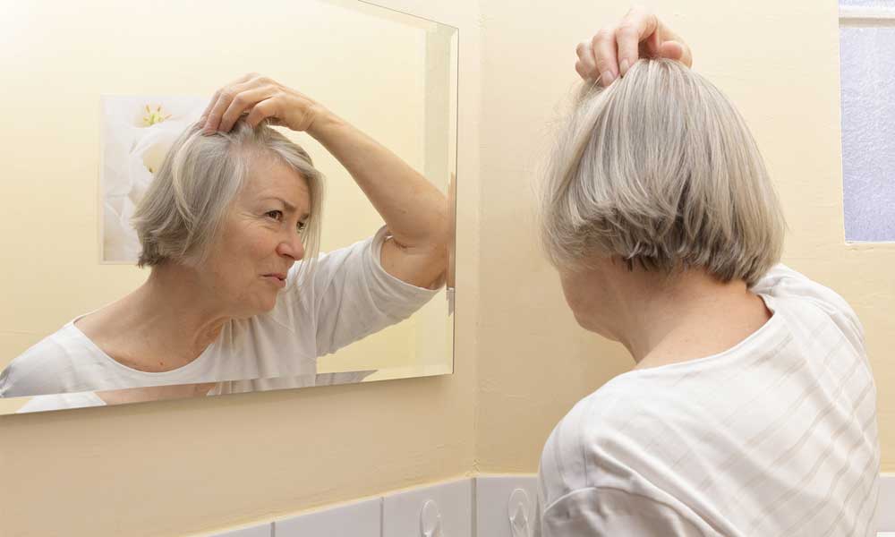 ریزش مو در سالمندان