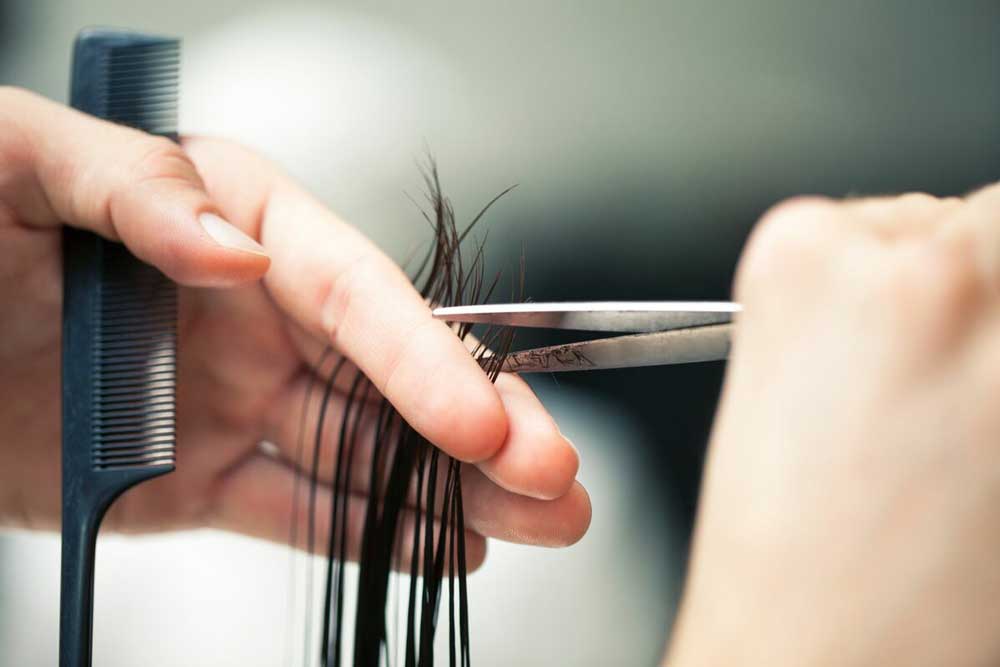 اشتباهات رایج کوتاه کردن مو خیس