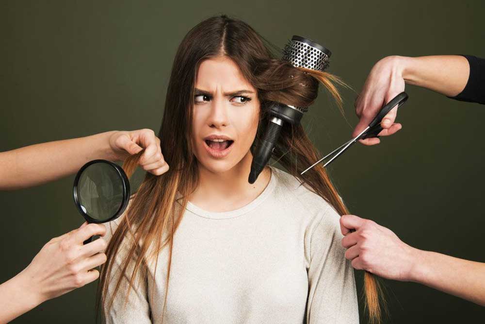 اشتباهات رایج کوتاه کردن مو